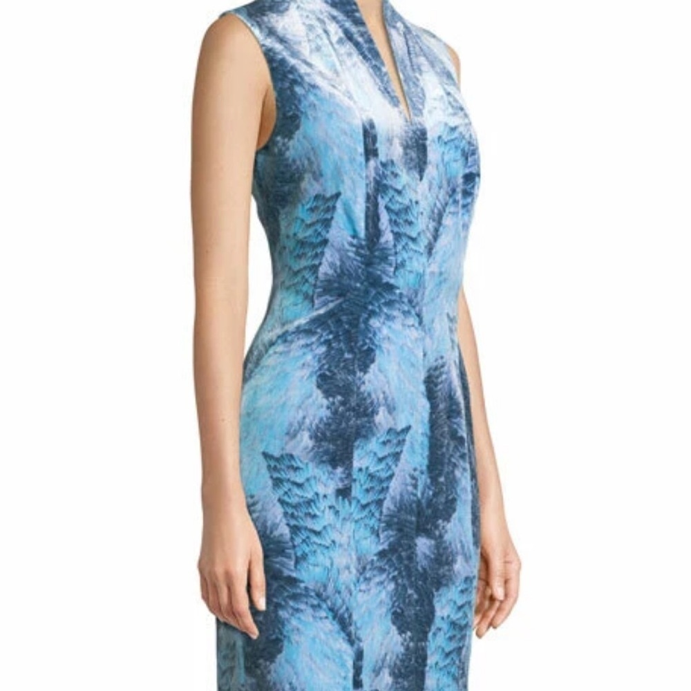 T Tahari Aberdeena Velour Mini Sleeveless Dress Size 6